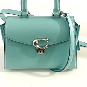 Coach Aqua Leather Satchel
